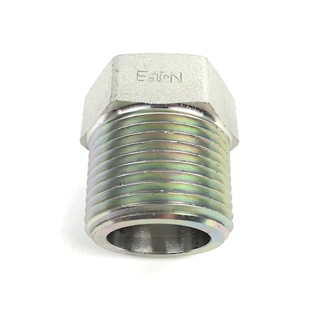 Eaton Fitting, Stainless No. 3121X Ref Sae No. 140140 1 Thread M 3/4 Thread F 1-3/8 Hex C3109X16X12